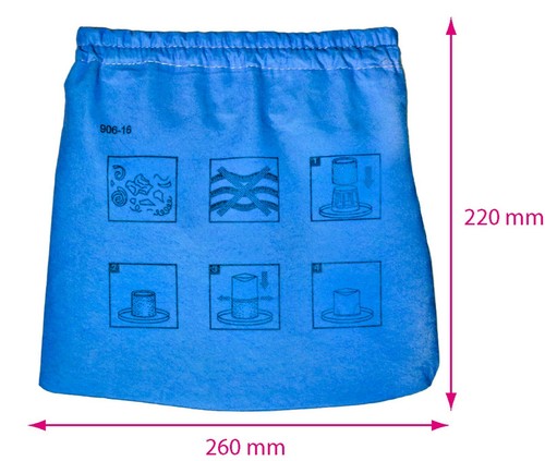 5 filtri tessili sacchetti di tessuto Parkside PNTS 1250 Lidl KOE 580 filtro in tessuto - Foto 8 di 8
