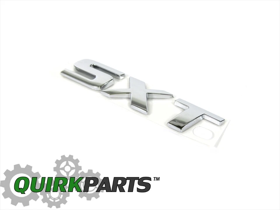 GRAN CARAVANA VIAJE DARDO TAPA MALETERO SXT CROMO EMBLEMA PLACA DE IDENTIFICACIÓN INSIGNIA MOPAR Foto 2 de 4