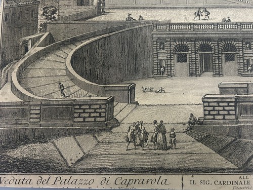 Lazio "View of the Caprarola Palace" 1763 Viterbo .Jean Barbault - Picture 11 of 12