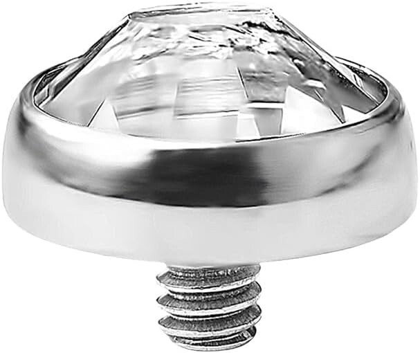 Kit Piercing Dermico PunkTracker - Acciaio Chirurgico 316L, Zirconia Cubica, 14G, Ipoallergenico - Foto 5