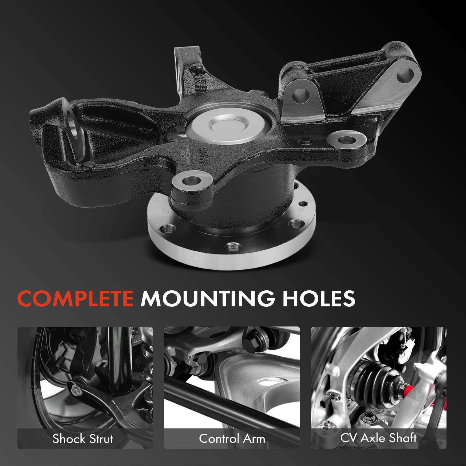 Front Right Steering Knuckle & Hub Bearing for Dodge Sprinter 2500 2008-2009