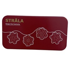 IKEA STRALA LED string light 12 Snowflakes battery operated white New In Box