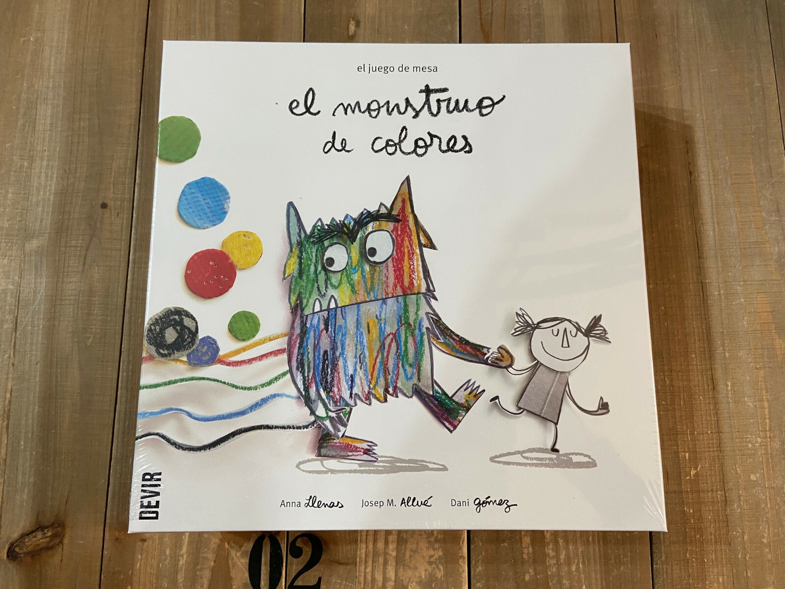 juego de mesa - EL MONSTRUO DE COLORES - DEVIR - Ed. Español