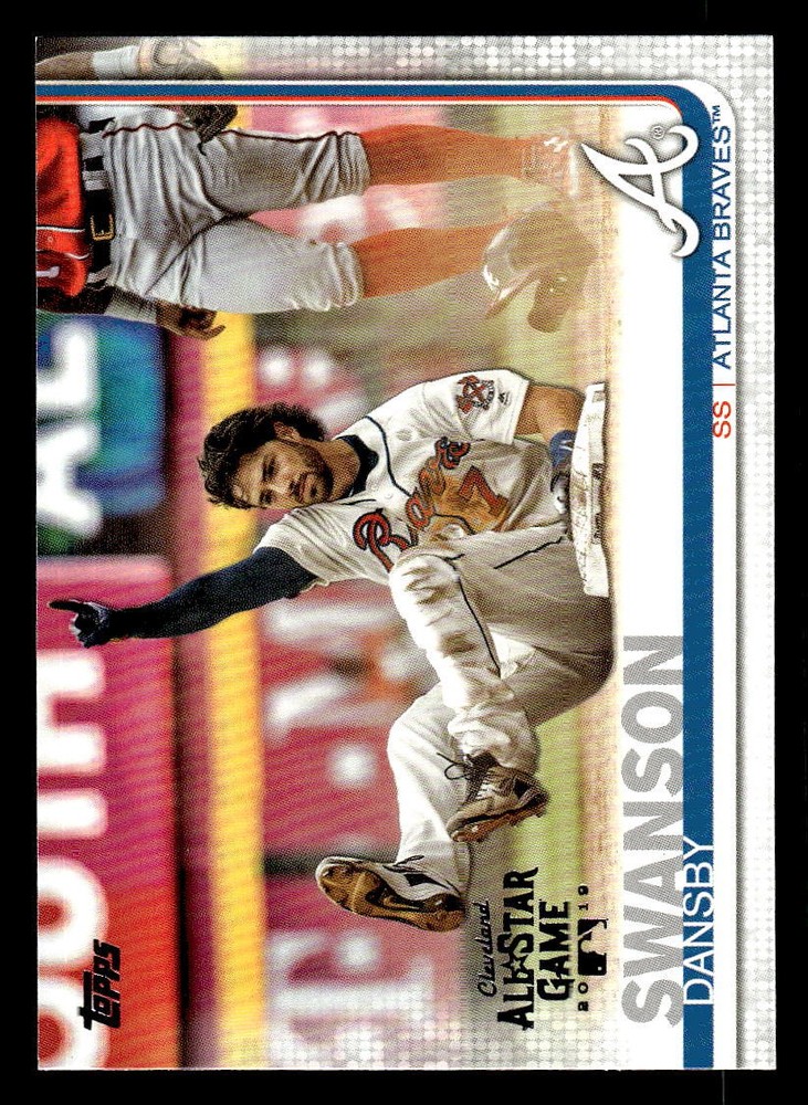 2019 Topps #191 Dansby Swanson All-Star Game Foil Stamp Extra 35% Off 4+
