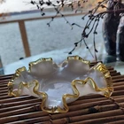 FENTON GOLD CREST 6" BOWL Milk Glass Ruffled BON BON DISH Vintage