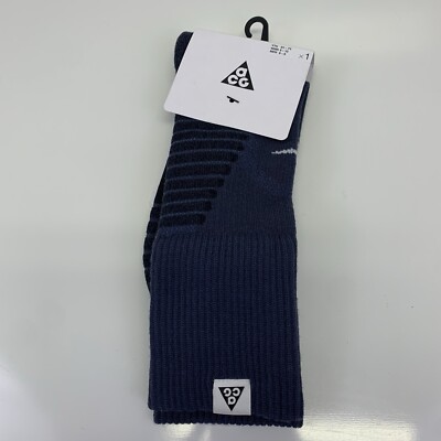 New Nike ACG Outdoor Crew Socks Mens Medium sz 6-8 DV5465-001
