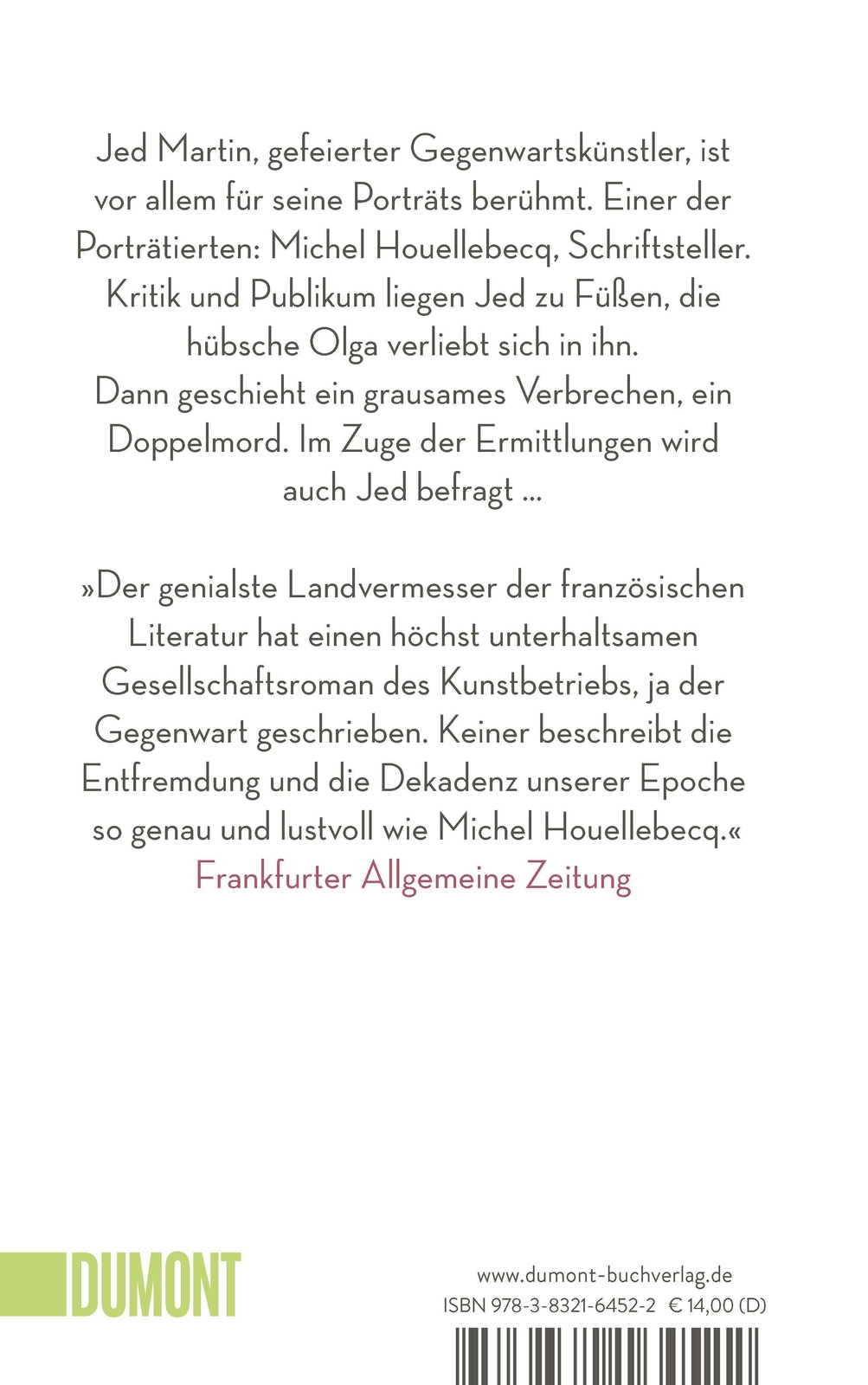 Thumbnail - Karte Und Gebiet Michel Houellebecq