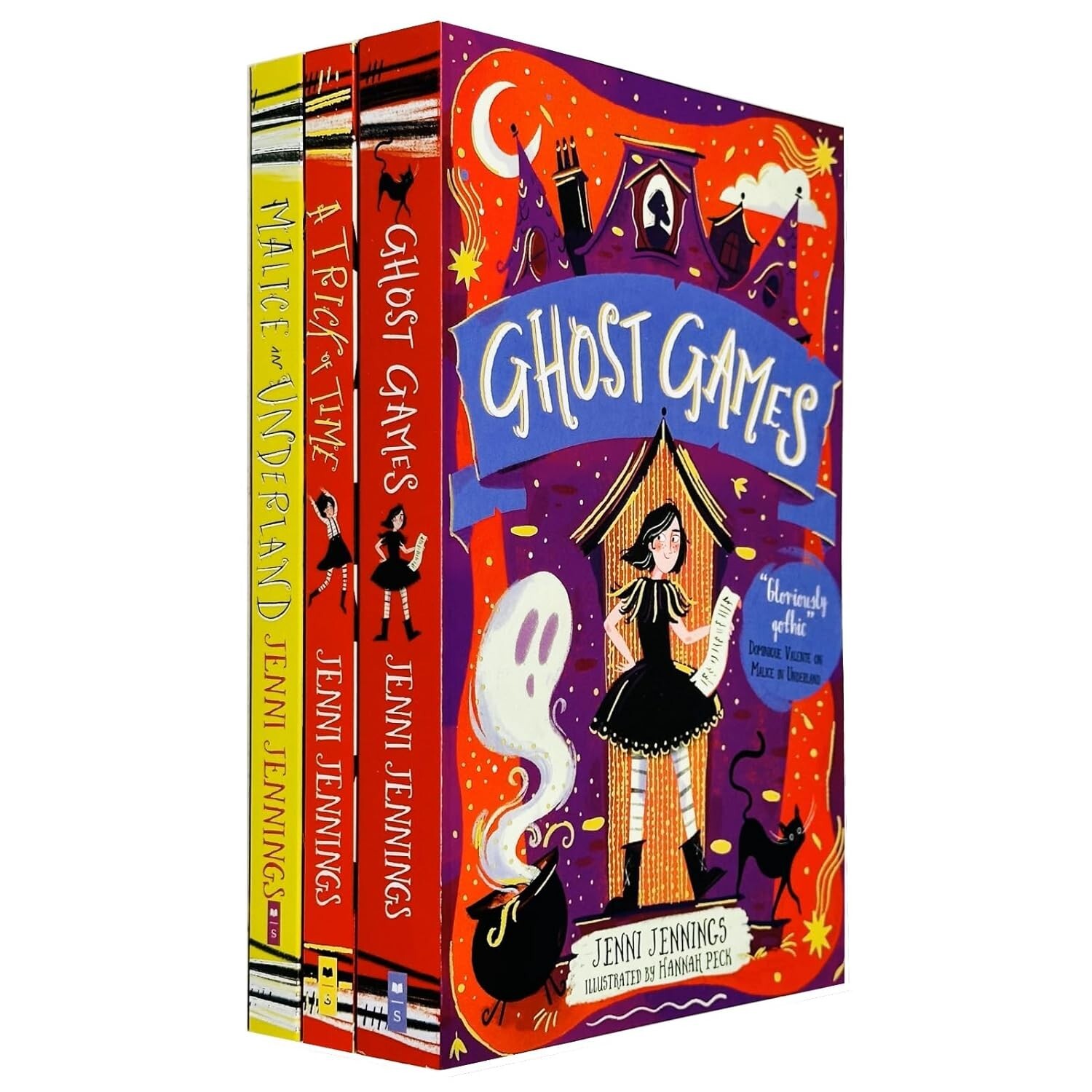 Malice's Adventures in Underland Series 3 Books Set by Jenni Jennings Trick Time