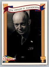 General Dwight D Eisenhower 1992 World War II WW2 Pacific Card #26 - NM-MT