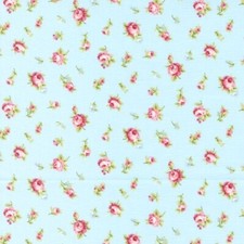 Ellie By Brenda Riddle For Moda - Blue Tossed Small Floral  #18761-12