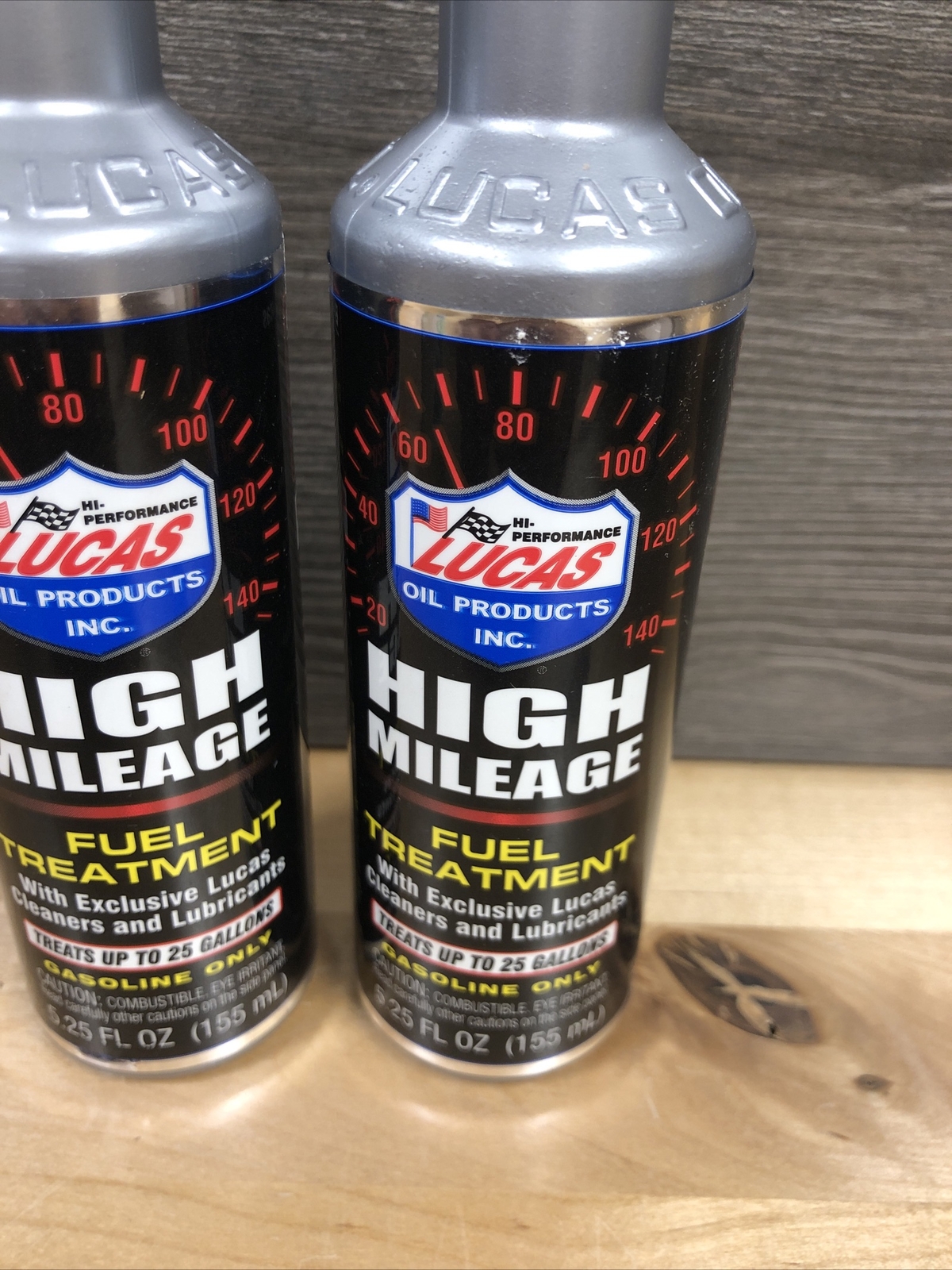 2 Pack Lucas Oil High Mileage Fuel Treatment 5.25 Ounce New