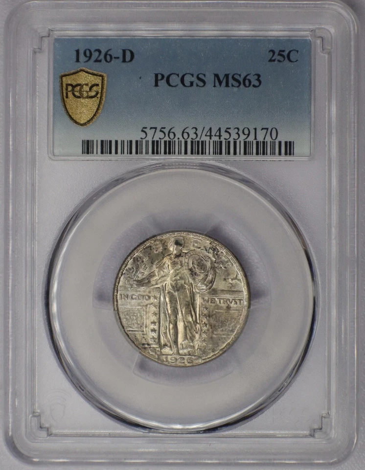 1926-D 25c Standing Liberty Quarter - PCGS MS 63 - Image 3 of 4