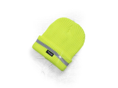 Hi-Viz Ardon Spark Giallo, Cappello Invernale Lavorato a Maglia