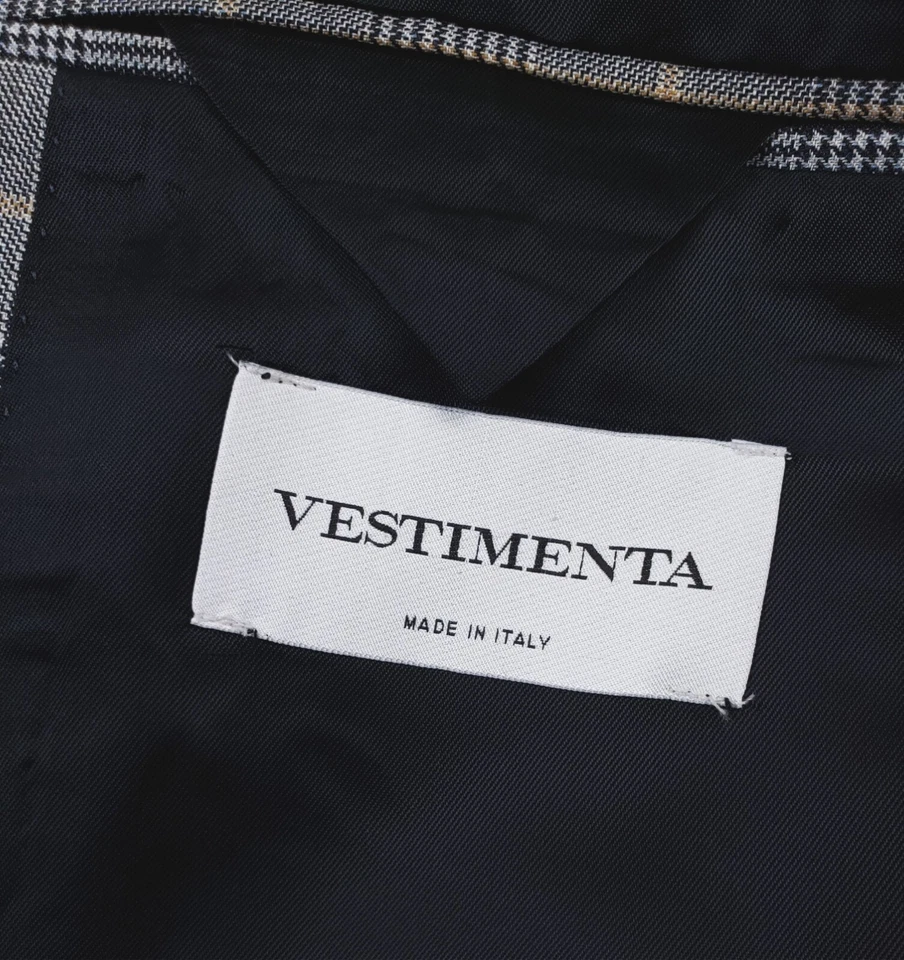 VESTIMENTA 48R империи клетку спортивное пальто полный холст серый с коричневый клетку - Изображение 3 из 4