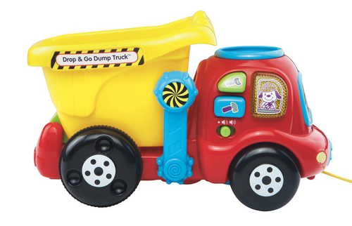 Vtech, Drop and Go Dump Truck, Toddler Toy, Construction Toy - 第 3/11 張圖片