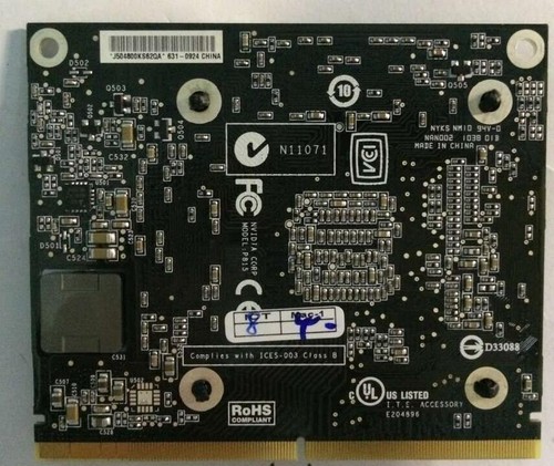 apple i mac iMac A1279 2279 vga video card 9600M G96-630-A1 180-10815-0000-D01 - Picture 3 of 3