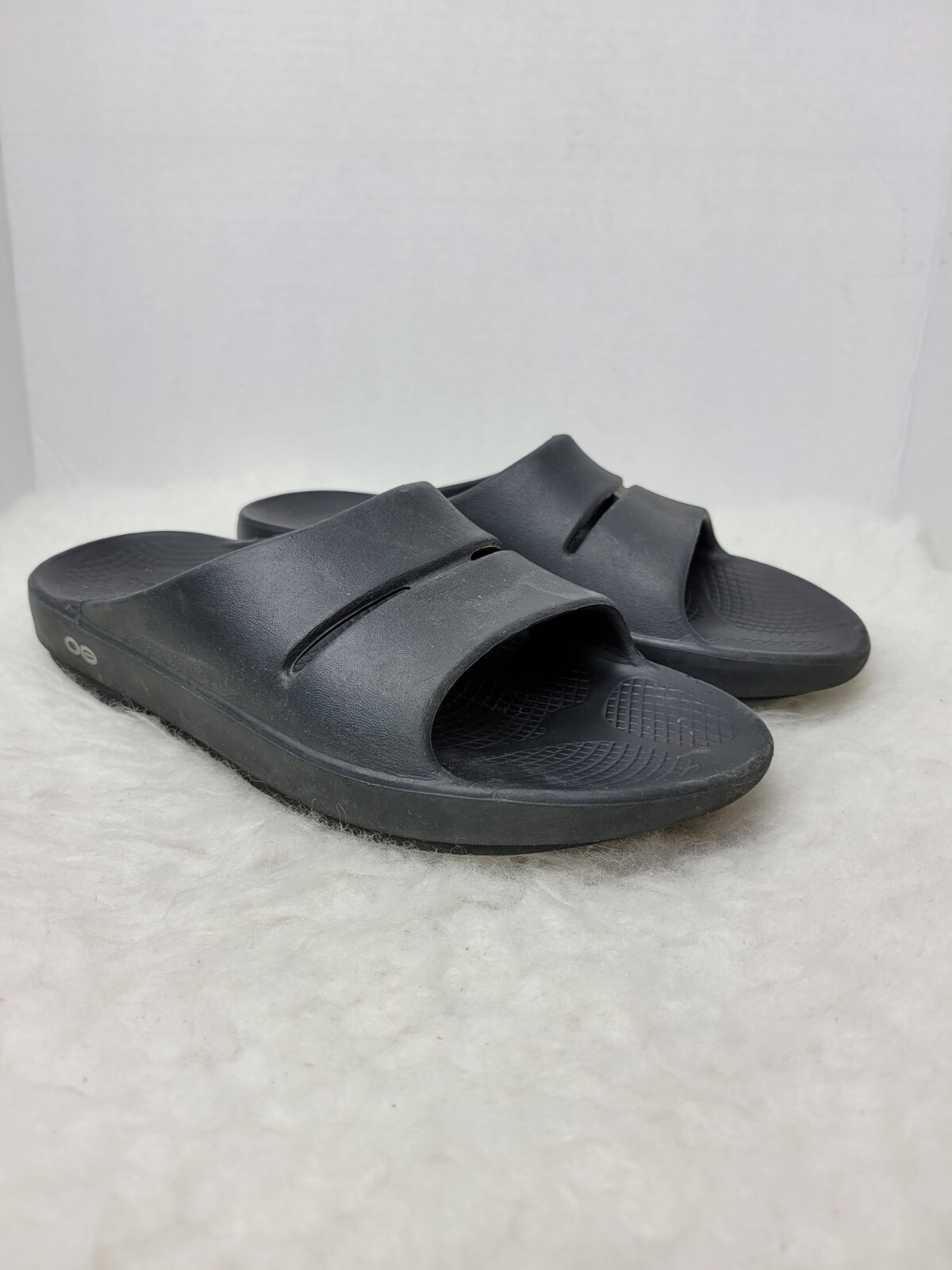 OOFOS OOahh Black Slide Recovery Women'S Sandals Shoe… Gem