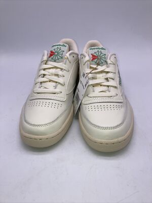 Reebok Club C 85 Vintage Shoes Chalk White Green DV6434  display picture 1