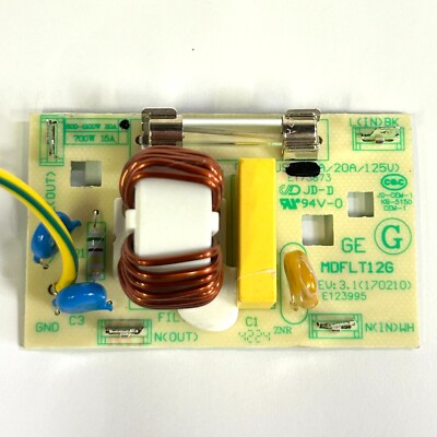 Genuine OEM GE MDFLT12G Noise Filter FOR GCST09N1WBB GCST09N1 Series Microwave