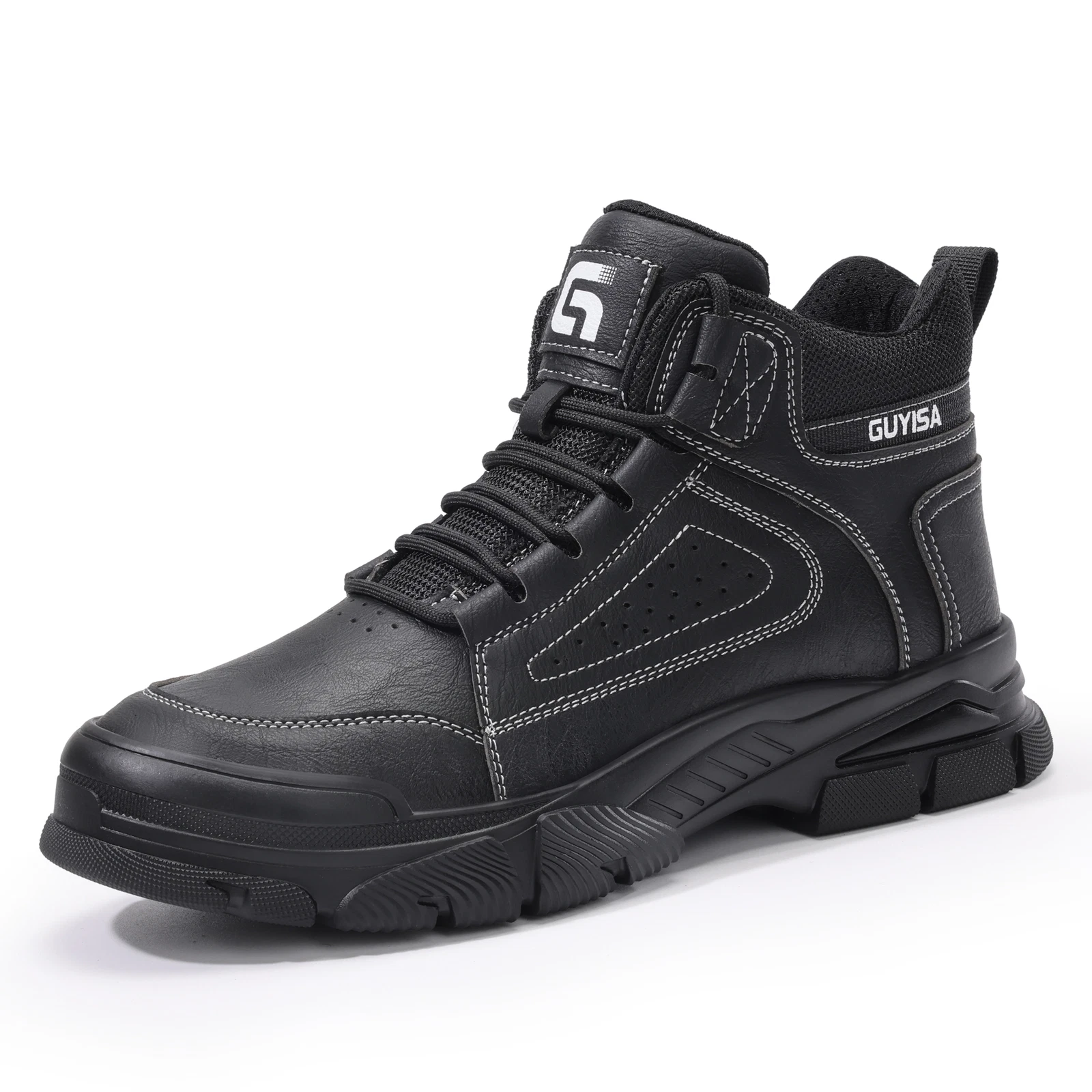 Waterproof Mens Work Steel Toe Boots Safety Shoes Non Slip Indestructible