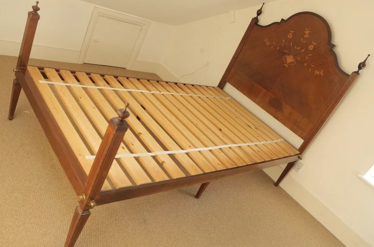 Cherry full 2024 bed frame