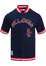 St Louis Cardinals Pro Standard Button Down Official MLB Classic Jersey
