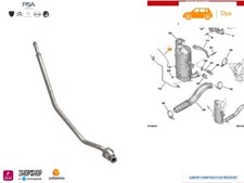 Tuyau de pression filtre à particules FAP 1.5 HDI DV5 3008 308 Opel 9813303980