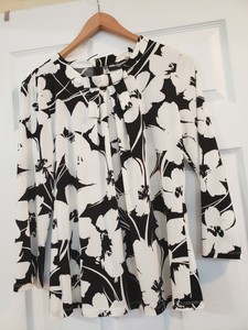 black and white dressy blouses