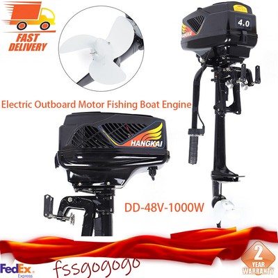 1000W 48V HANGKAI Fishing Boat Electric Outboard Motor Engine Propeller Trolling