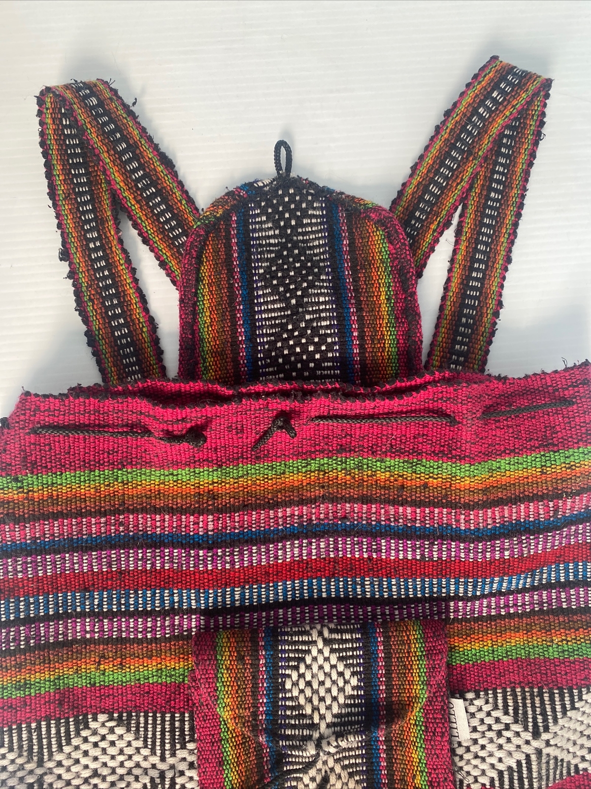 Mexican Blanket Mini Backpack Drawstring Outside … - image 12