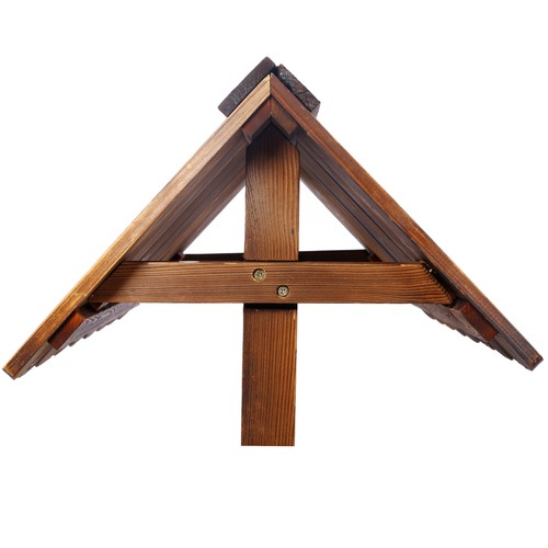 Rustic Style Wooden Wishing Well Flower Pot Outdoor Home Decor - Picture 3 of 9