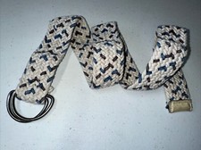 BRAIDED Western Cowboy D Ring BELT Kids Size 8