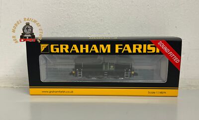 Graham Farish 372-950ASF Spur N Klasse 14 D9522 BR grüne Wespenstreifen DCC Sound