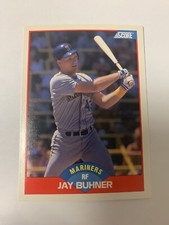 1989 Score Jay Buhner Seattle Mariners 
