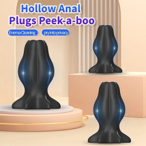 Silikon Hohl Plug Spreizer Dilator Einläufe Tunnel Spekulum Expander BDSM Spielzeug - Bild 12 von 20