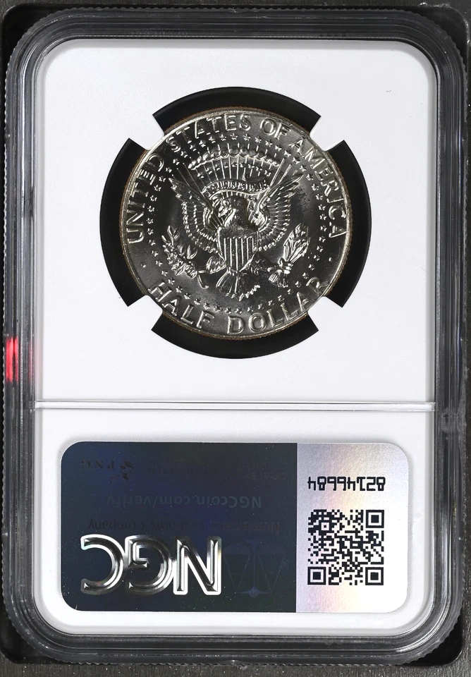 1984-D KENNEDY HALF DOLLAR 50 CENTS NGC MS65 UNC DETAILED COIN #AB - Image 2 of 2