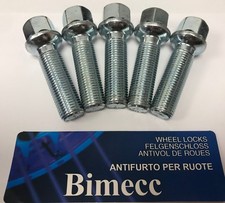 ALLOY WHEEL BOLTS M14X1.5 X 5 R14 OE RADIUS 40mm THREAD FOR MERCEDES S M CLASS