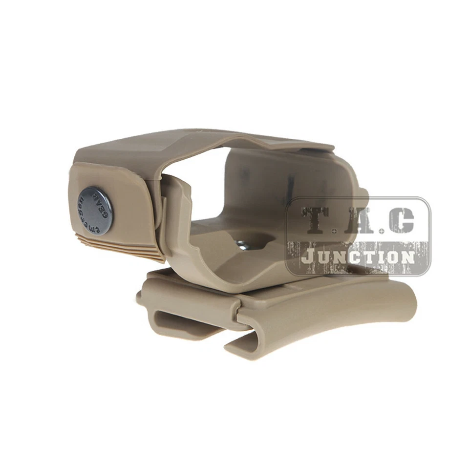 Tactical CP Rotating Right Pistol Clip MOLLE/Belt Holster for GLOCK 17 19 22 23 - Image 3 of 4