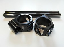  Lenkerschellen Stummellenker Ducati Monster 93-05 06 07 08 09 schwarz 50mm wx