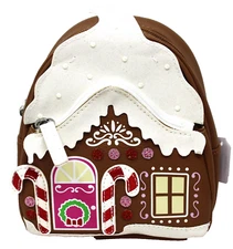 Bath & Body Works Gingerbread Backpack Mini Cosmetic Bag Makeup Zippered New