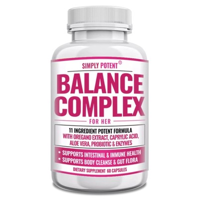 Simply Potent Balance Complex   Probiotika Für Frauen, Verdauungsgesundheit