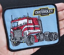 Chevrolet SEMI TRUCK Tractor Truck Trucker Sew On Jacket Hat Patch Vintage Style