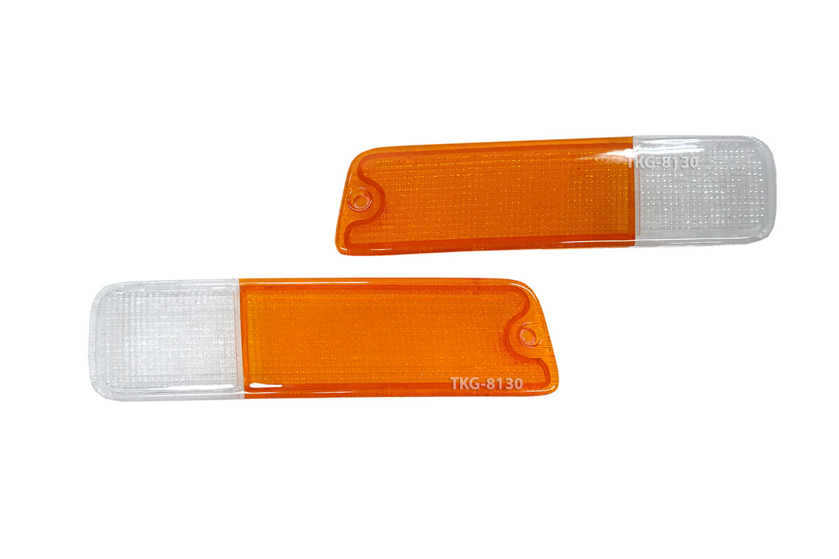 1 Pair Front Bumper Light Lamp Lens For Mitsubishi L200 Triton
