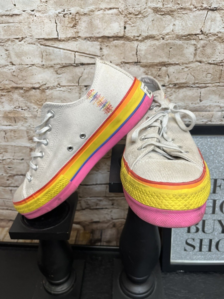 Converse Limited Edition 1908 Collection Rainbow Platform