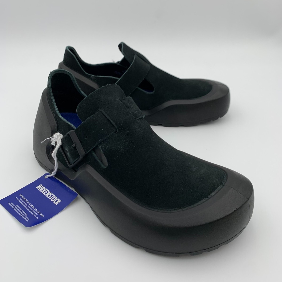 Birkenstock New w/o Box Reykjavik Antique Black Nubuck Leather Reg
