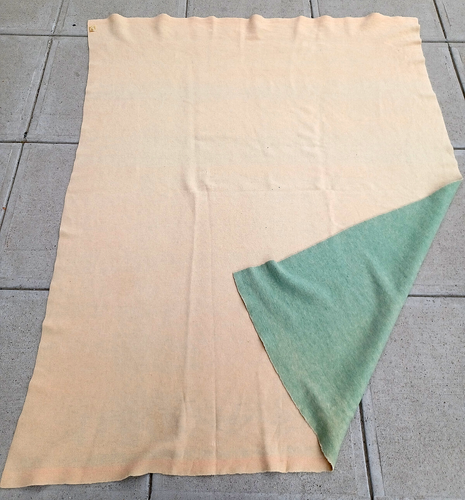 Vintage American 100% Virgin Wool Blankets PatternsColors Checks Some Distressed - Picture 19 of 19