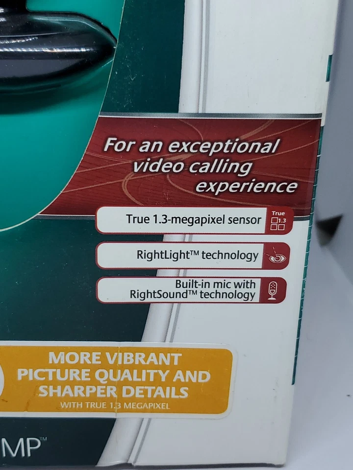 Logitech QuickCam Communicate MP Video Cam Calling 1.3 Megapixel New - Image 3 of 4