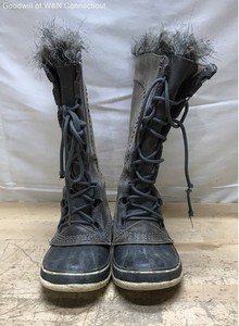 Sorel Cate the Great Peat Moss Brown Tall Waterproof Winter Boots Size 6