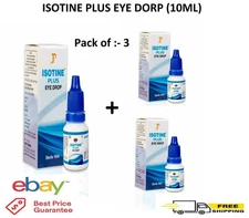 3x 10ml Cataract Eye Drops,Glaucoma, Non-Carnosine (NAC), Can Cataracts C Bright