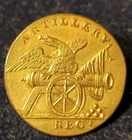 WAR OF 1812 / PRE CIVIL WAR ARTILLERY ENLISTED MAN'S BUTTON ALBERT# AY-46-B